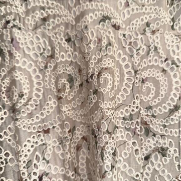 NWT NEW Veronica Beard Balsam Floral Print Broderie Anglaise Chiffon Dress - Picture 9 of 14